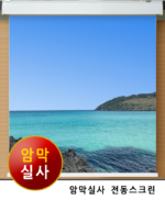 암막실사 전동스크린모터 블라인드 / 전동, 수동 선택