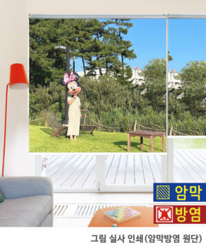실사(암막방염) 롤스크린(업소용/학교/어린이집/병원용)원단폭 280